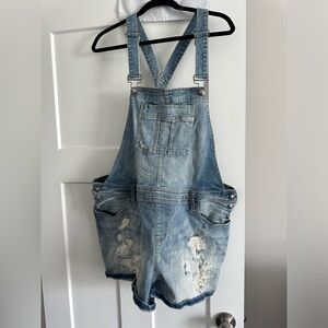 Torrid Blue Denim Jeans Overalls